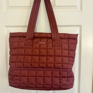 Reebok Quilted Red/wine Tote Bag